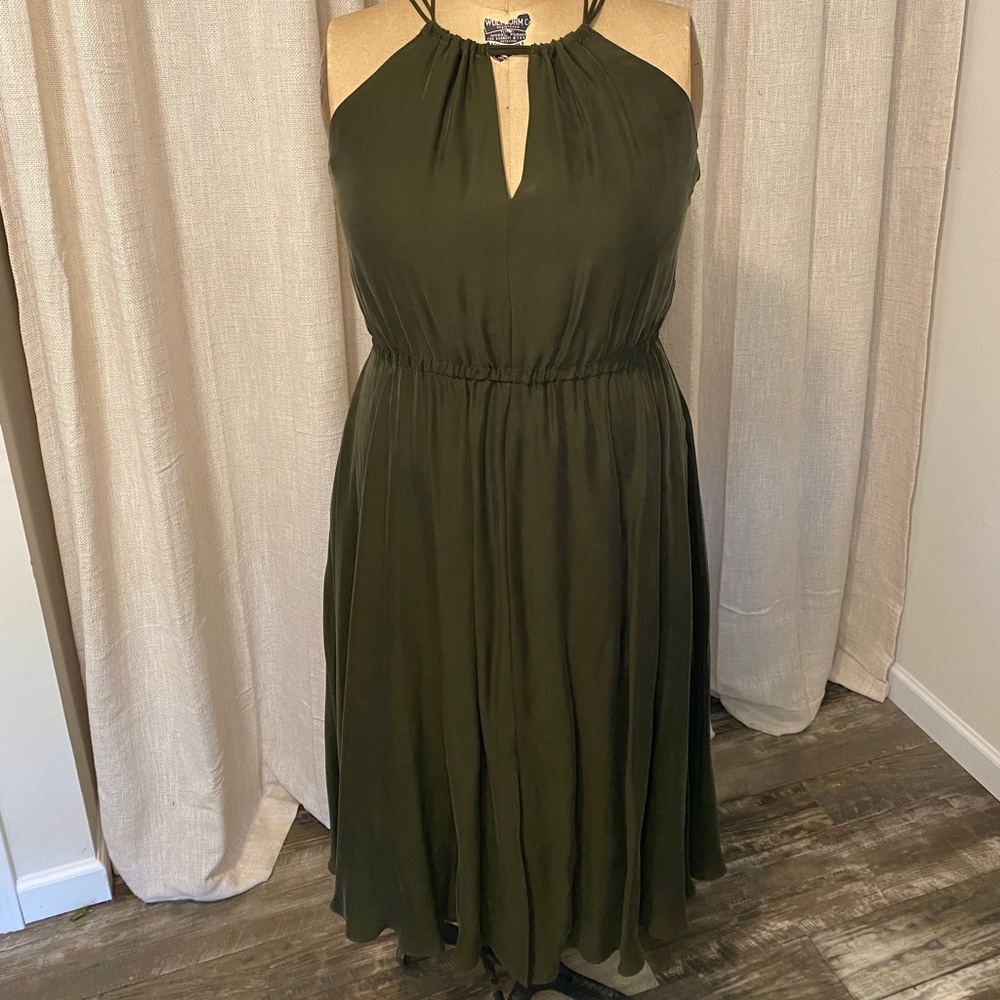 Milly Mykonos Dress Army Green Size 14